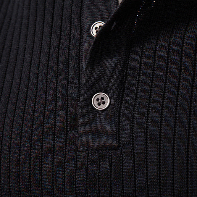 Pull Homme à Motif côtelé vertical