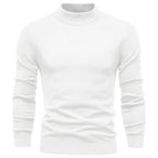 Pull homme ajusté col montant
