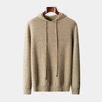 Pull homme capuche maille