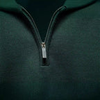 Pull homme col montant demi-zip