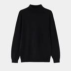 Pull homme col montant