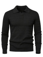 Pull homme col polo