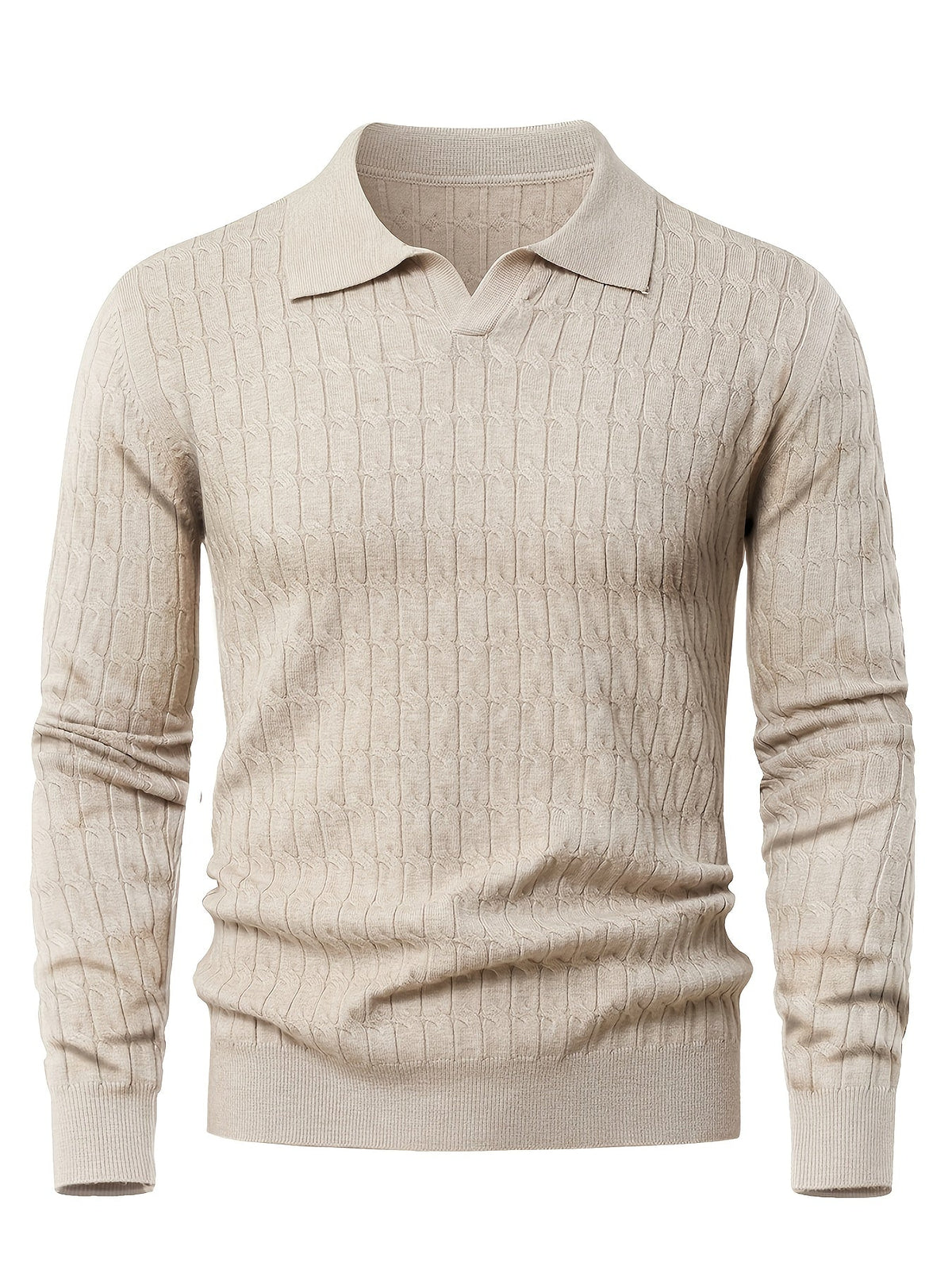 Pull homme col polo