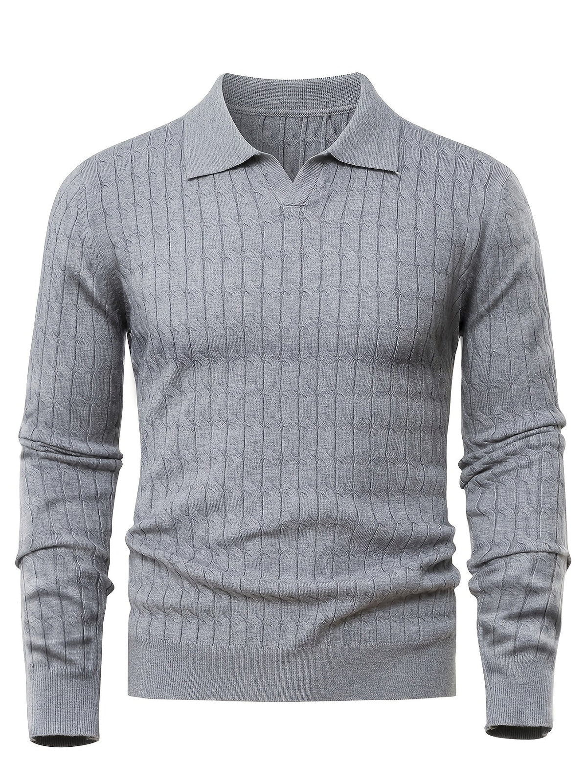 Pull homme col polo