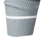 Pull homme col rond rayé