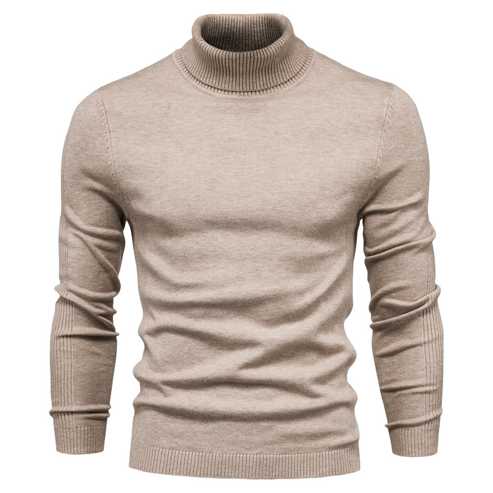 Pull homme col roulé