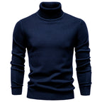Pull homme col roulé