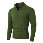 Pull homme zippé