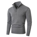 Pull homme zippé