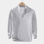 Pull homme demi-zip