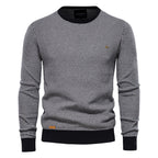 Pull homme maille texturée