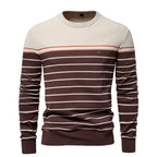 Pull homme marinière rayé