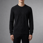 Pull homme motif losanges