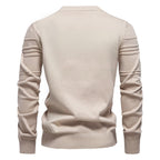 Pull homme texturé à lignes