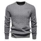 Pull homme torsadé texturé