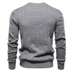 Pull homme torsadé texturé