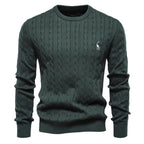 Pull homme torsadé texturé