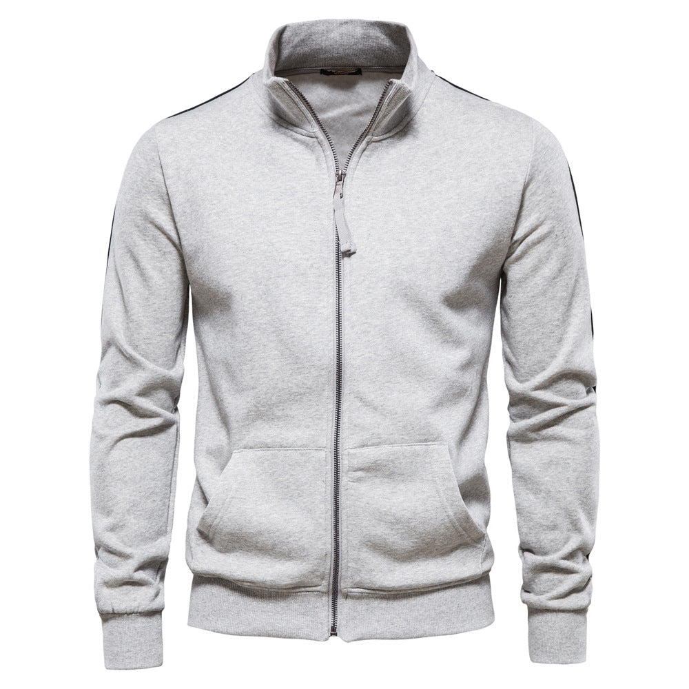 Pull homme zippé à poches