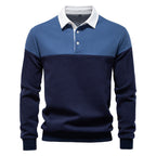 Pull Polo Homme à Manches Longues