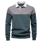 Pull Polo Homme à Manches Longues