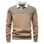 Pull Polo Homme à Manches Longues