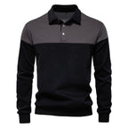 Pull Polo Homme à Manches Longues