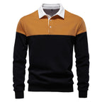 Pull Polo Homme à Manches Longues