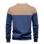 Pull Polo Homme à Manches Longues