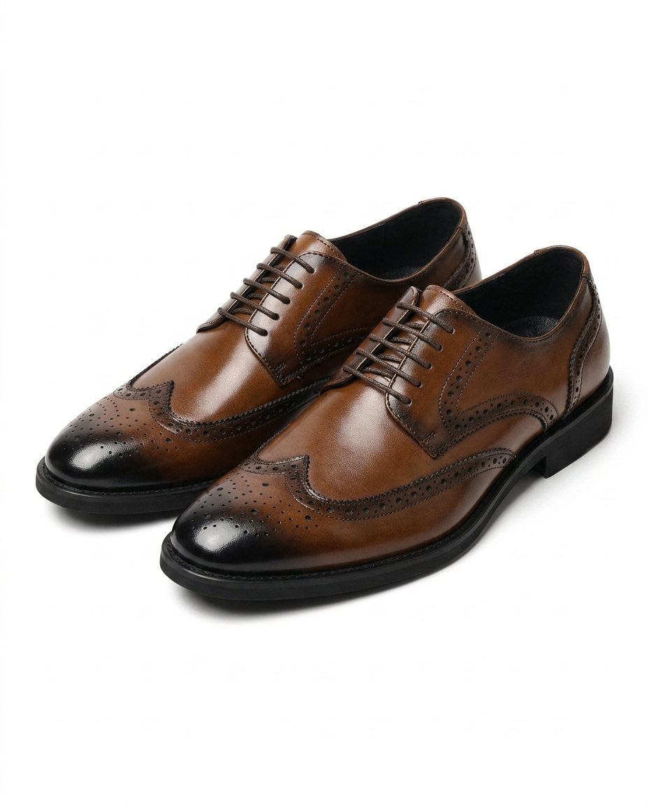 Richelieus homme à lacets bicolores