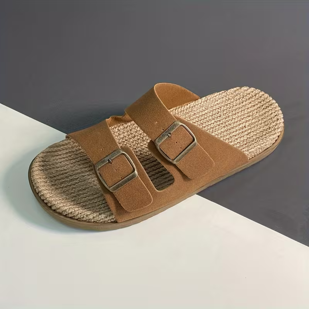 Sandales homme à doubles brides