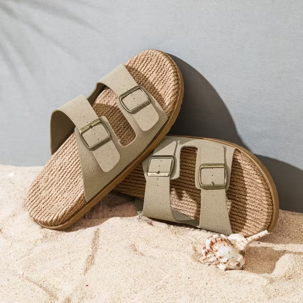 Sandales homme à doubles brides
