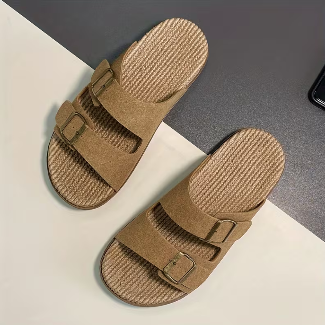 Sandales homme à doubles brides