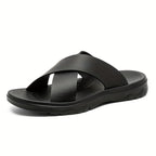 Sandales homme à doubles brides croisées