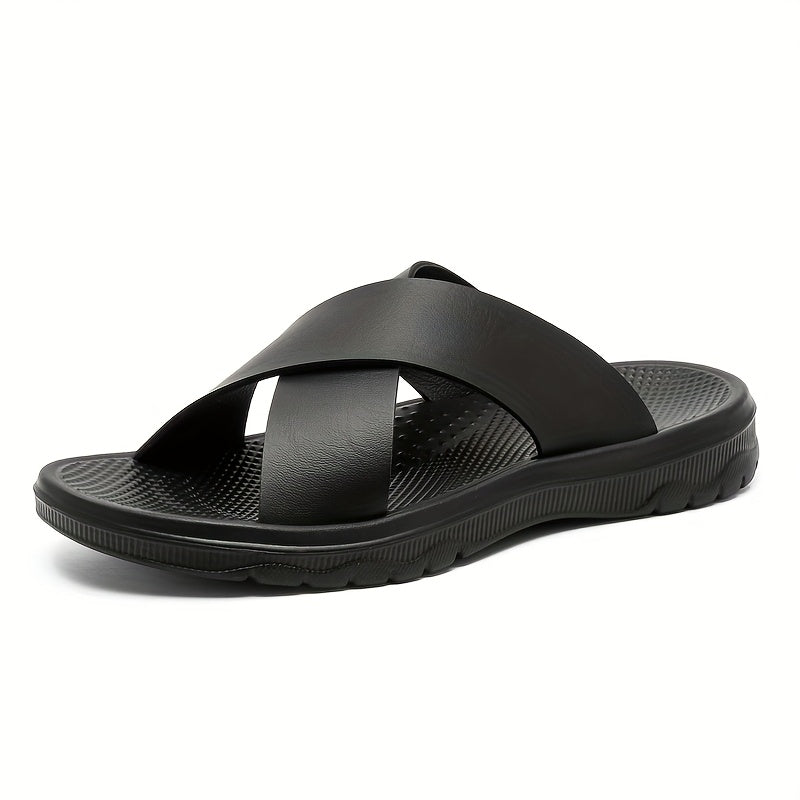Sandales homme à doubles brides croisées