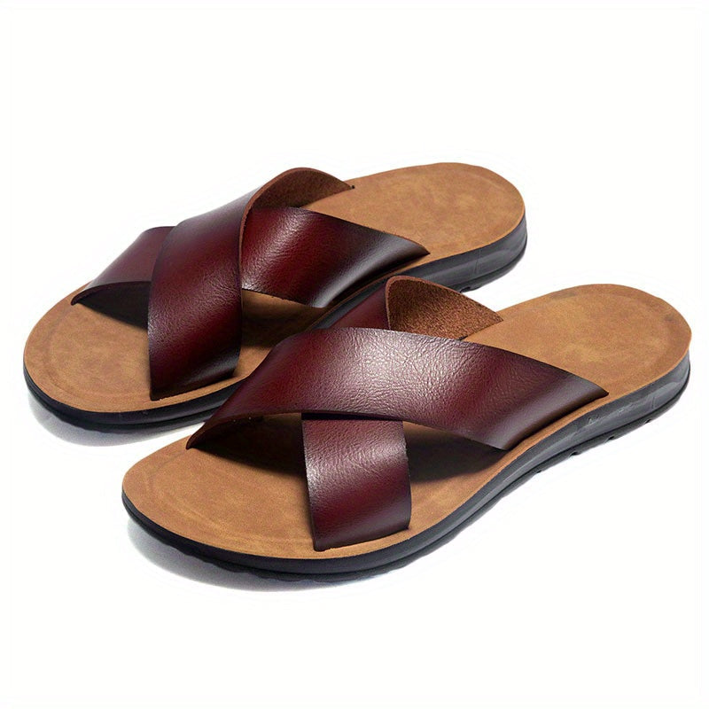 Sandales homme à larges brides