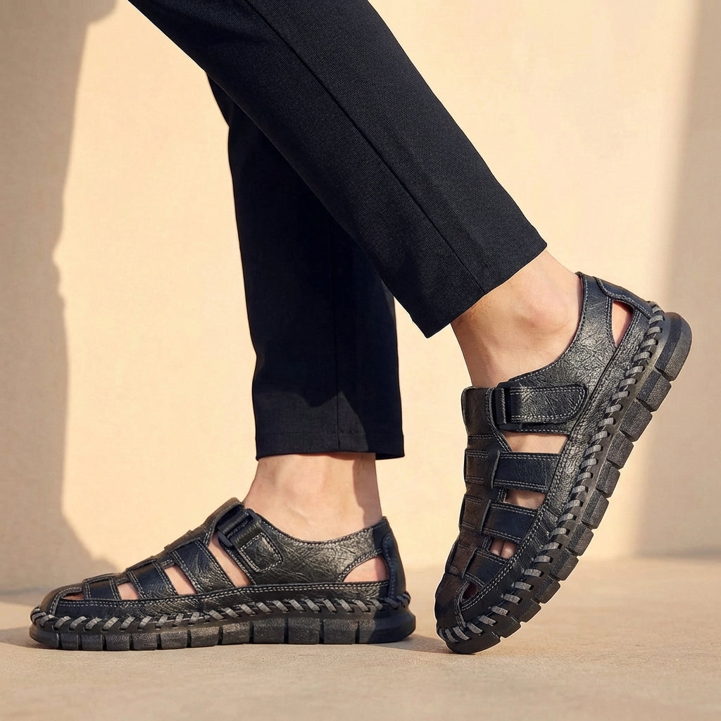Sandales homme ajourées