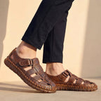 Sandales homme ajourées