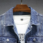 Veste en jean homme classique