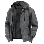 Veste homme à capuche doublée