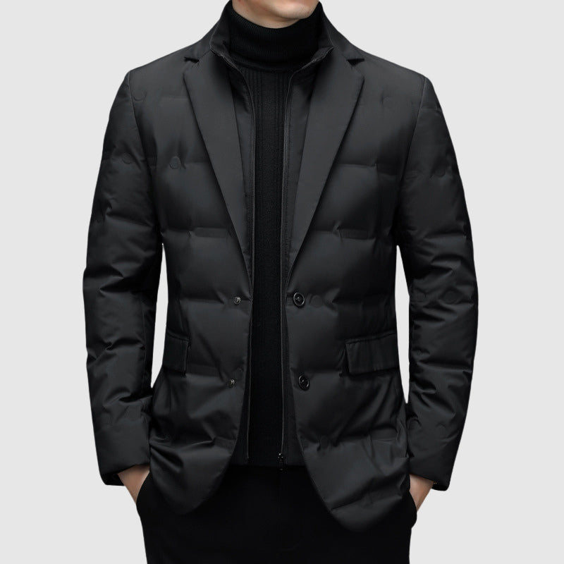 Veste homme matelassée à boutons