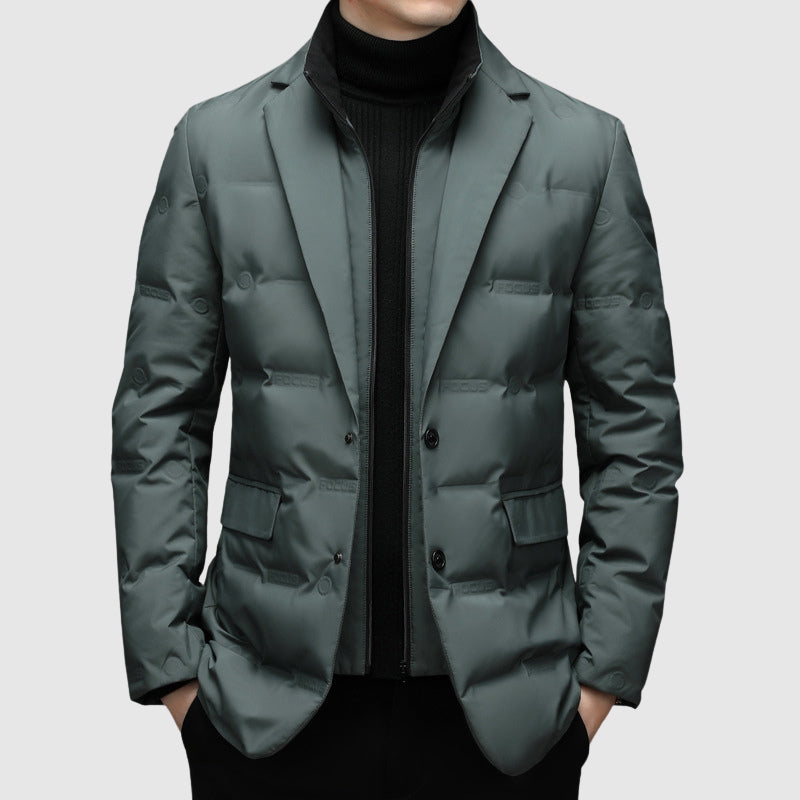 Veste homme matelassée à boutons