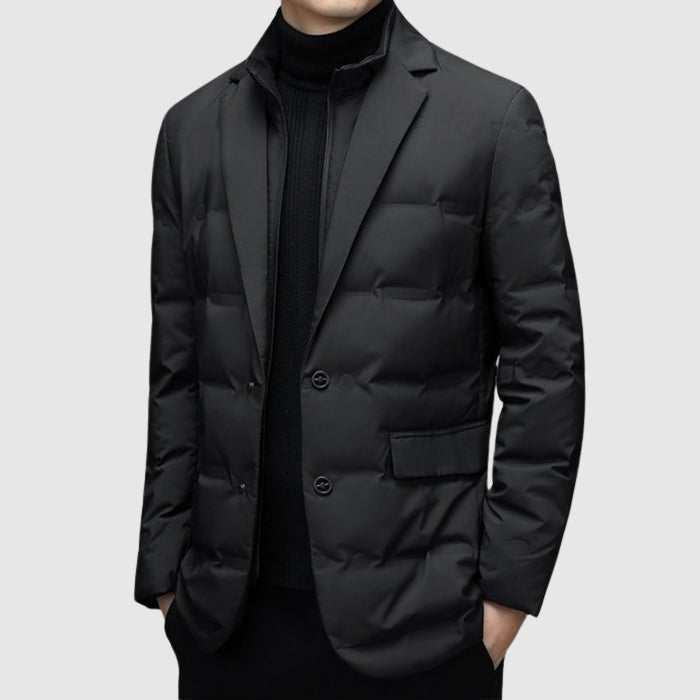 Veste homme matelassée à boutons