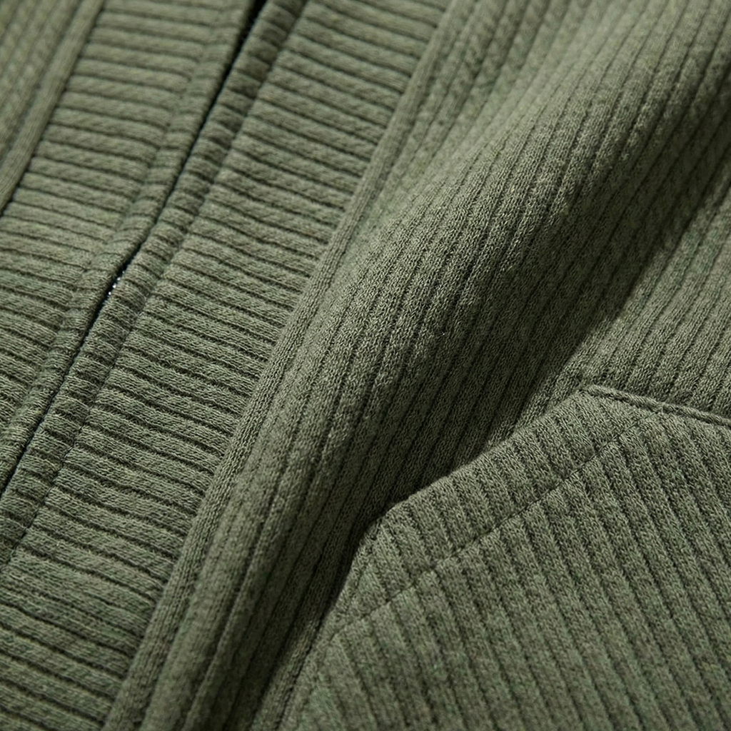 Veste homme zippée à col châle