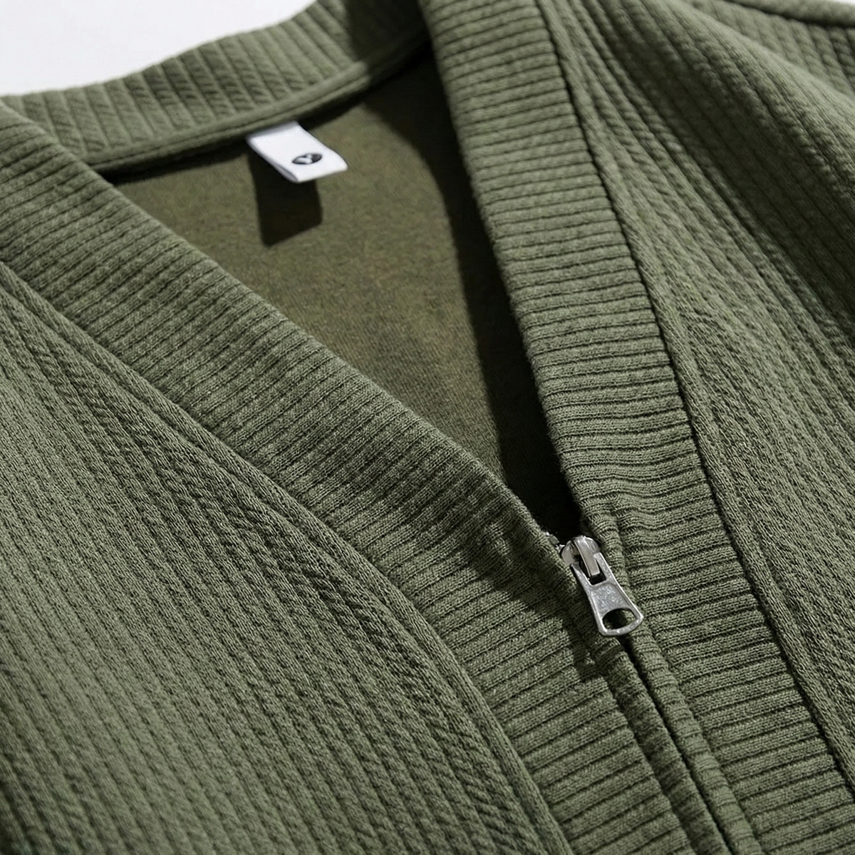 Veste homme zippée à col châle