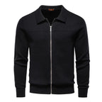 Veste Homme Zippée à Col Classique