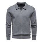 Veste Homme Zippée à Col Classique