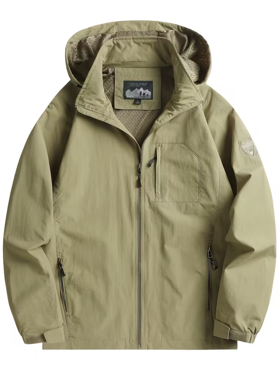 Veste utilitaire à capuche pour homme