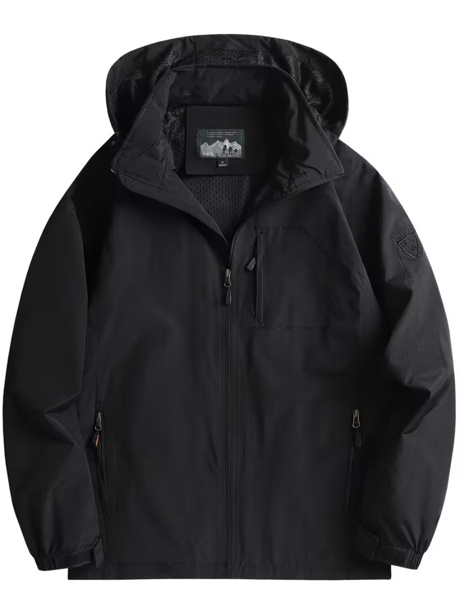 Veste utilitaire à capuche pour homme