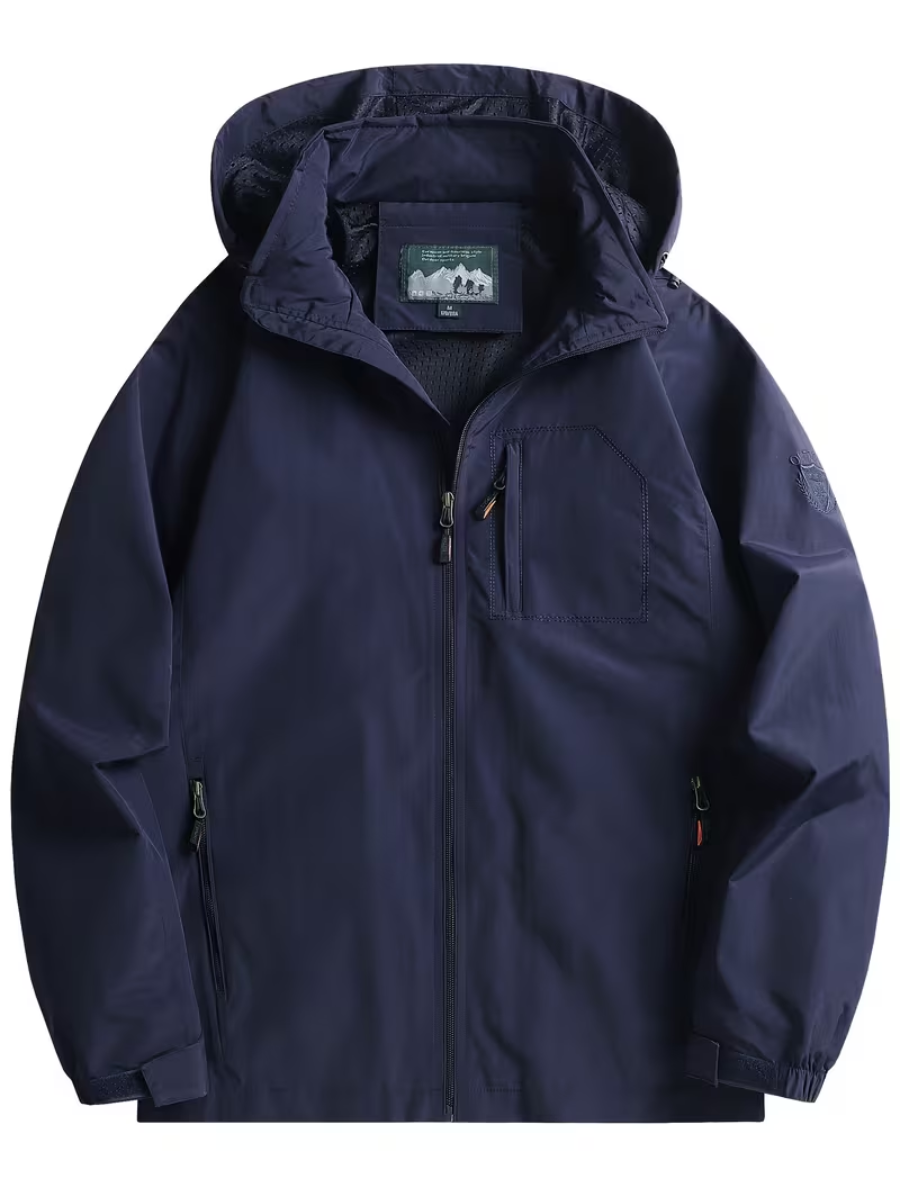 Veste utilitaire à capuche pour homme