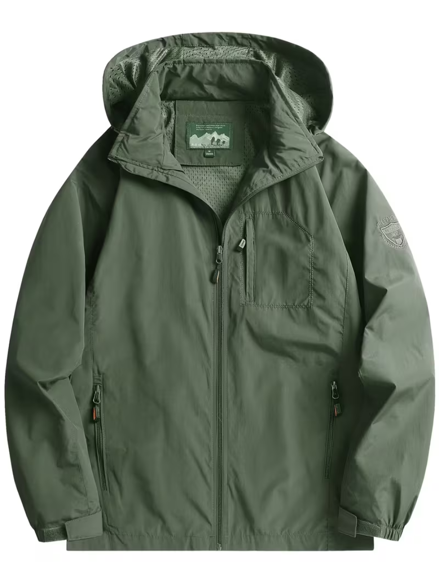 Veste utilitaire à capuche pour homme